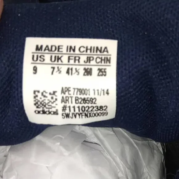 ADIDAS STAN SMITH Women's Leather Snake Print Blue Sneakers - Size: 9 - Picture 6 of 6